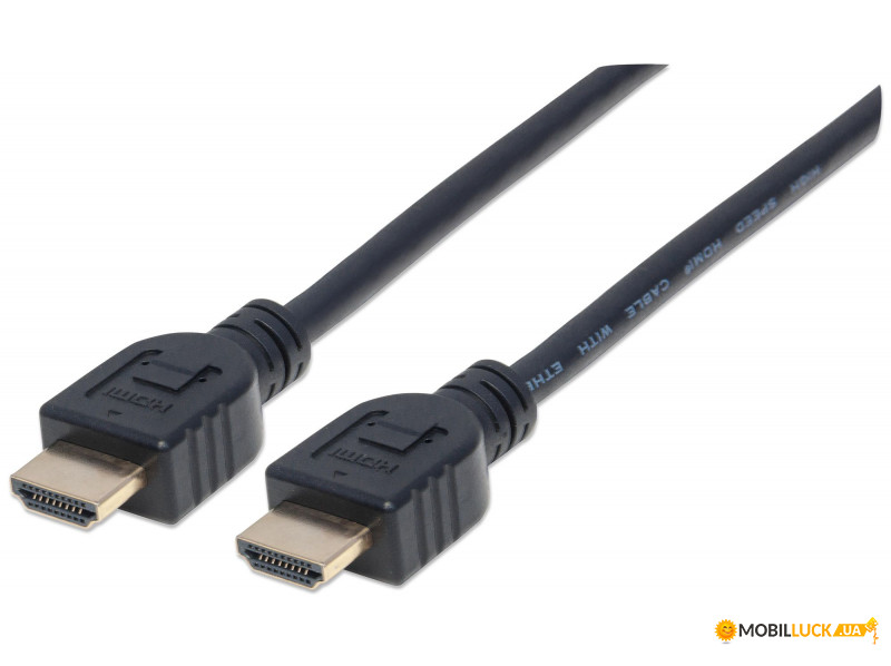  Manhattan HDMI M - M V1.4 CL3 4K 1  Black (353922)