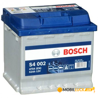   Bosch 0092S40020 S4 Silver 52 *  -/+   470A