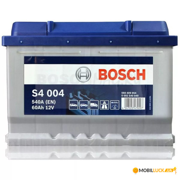   Bosch 0092S40040 S4 Silver 60 *  -/+   540A