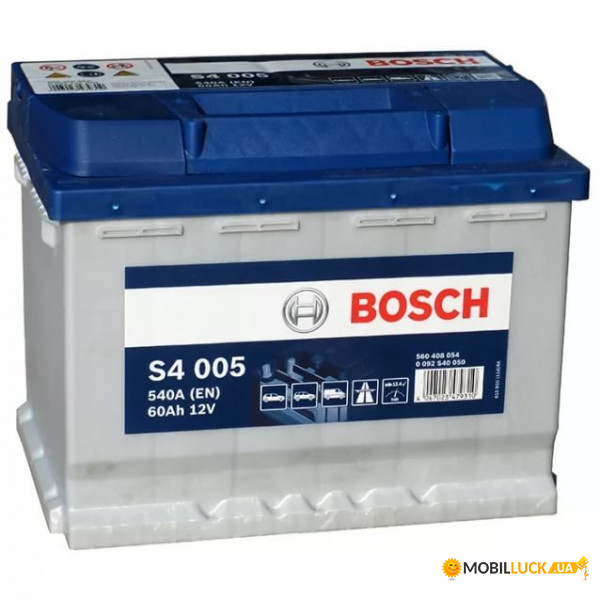   Bosch 0092S40050 S4 Silver 60 *  -/+   540A