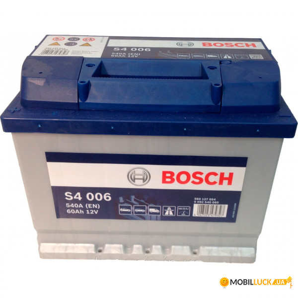   Bosch 0092S40060 S4 Silver 60 *  +/-   540A