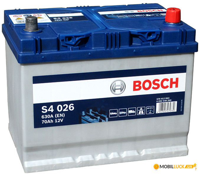   Bosch 0092S40260 S4 Asia Silver 70 *  -/+   630A