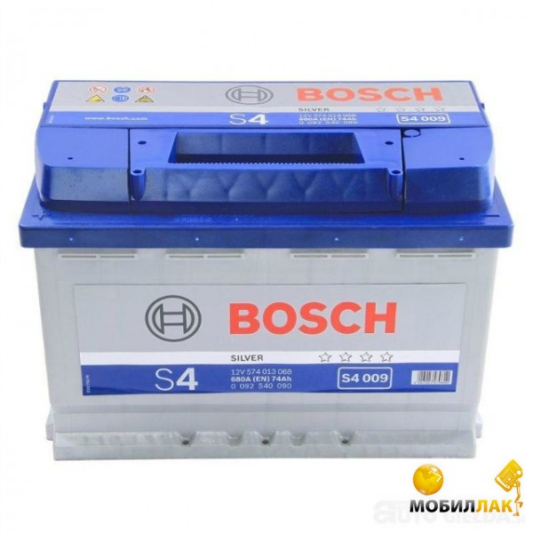   Bosch S4009 12v L EN680 74Ah
