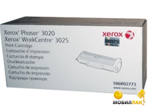  Xerox PH3020/WC3025 Black (106R02773)