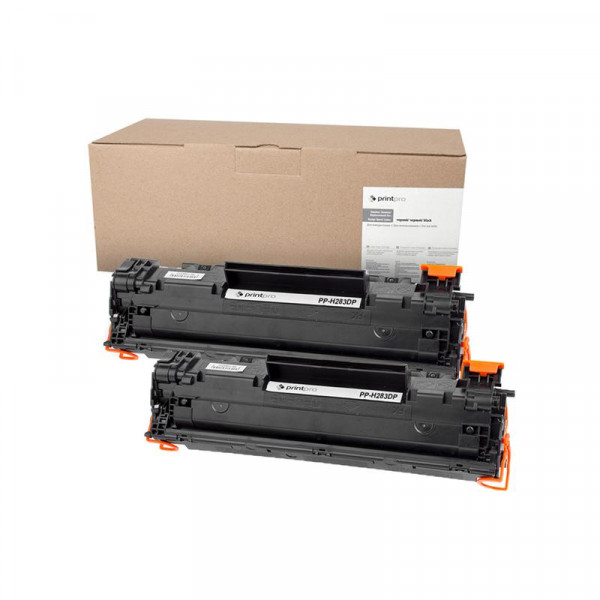  PrintPro (PP-H283DP) HP LJ Pro M125nw/M127fn Black  CF283AF Dual Pack