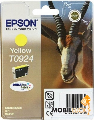   Epson T0924 Yellow (C13T10844A10) (C13T09244A10)
