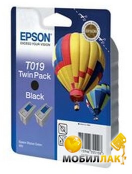   Epson T019402 Black 2xT019401