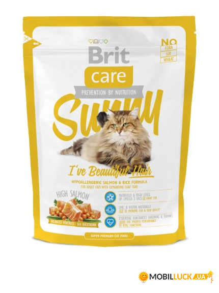    Brit Care Cat Sunny I have Beautiful Hair 0.4 kg (132620)