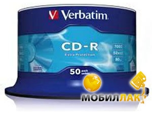 CD-R  Verbatim 700Mb 52, Extra Protection Cake 50