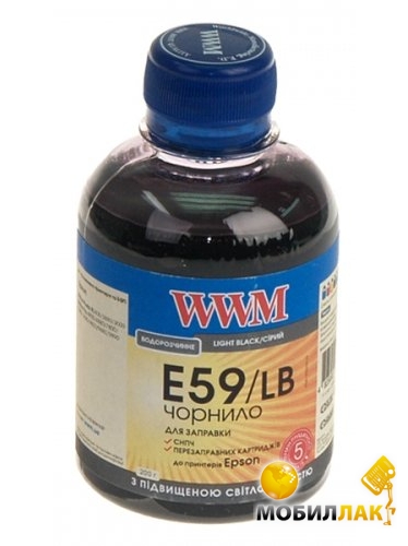  WWM Epson Stylus Pro 7890 / 9890 Light Black (200 ) (E59/LB)