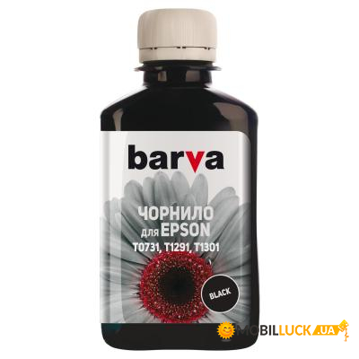  Barva Epson T1301/T1291/T1281/T1031/T0731 Black 180 (E130-535)
