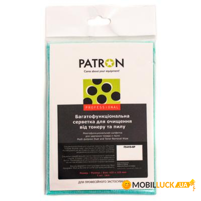  Patron Multi-Purpose Dust and Toner Removal Wipes, 1psc (F5-015-SP)