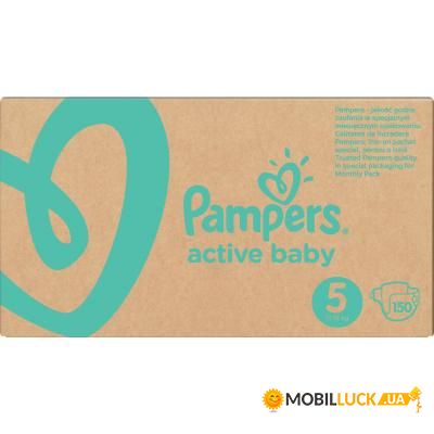  Pampers Active Baby Junior  5 (11-16 ) 150 . (8001090910981)