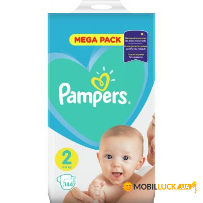  Pampers New Baby Mini  2 4-8  144  (8001090950772)