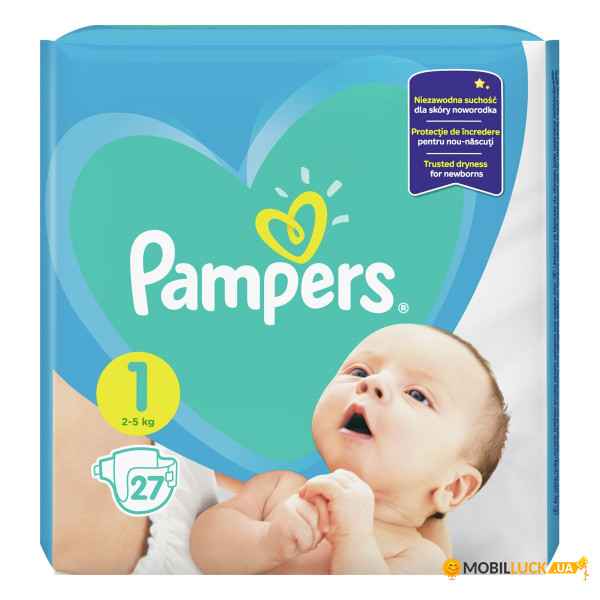   Pampers Newborn 2-5  27 