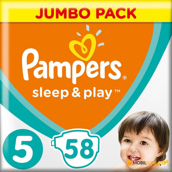   Pampers Sleep & Play Junior 11-16  58 