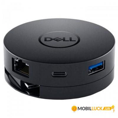 - Dell DA300 USB-C to HDMI/VGA/DP/Ethernet/USB-A/USB-C (492-BCJL)