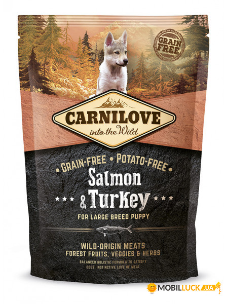      Carnilove Puppy Large Breed Salmon Turkey 1,5 kg