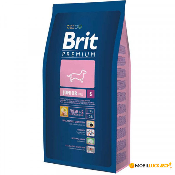    Brit Premium Dog Junior S 1 kg