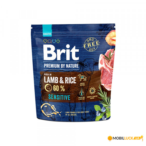    Brit Premium Dog Sensitive Lamb 1 kg