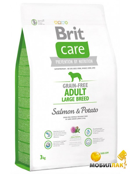    Brit Care GF Adult Large Breed Salmon & Potato 3