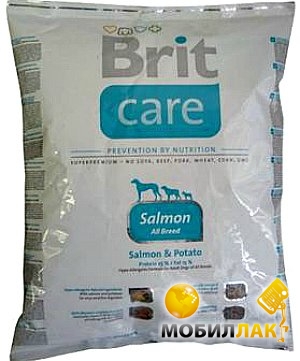    Brit Care GF Junior Large Breed Salmon & Potato 1
