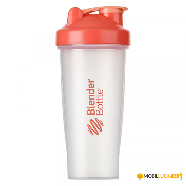   BlenderBottle Classic 820ml Clear/Coral