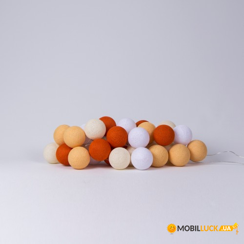  Cotton Ball Lights 35  Orange (7919)