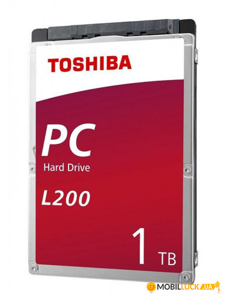   Toshiba HDD 2.5 SATA 1.0TB L200 5400rpm 128MB (HDWL110EZSTA)