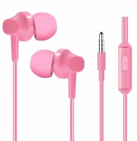 HeyDr H-97 Wired Earphones Pink