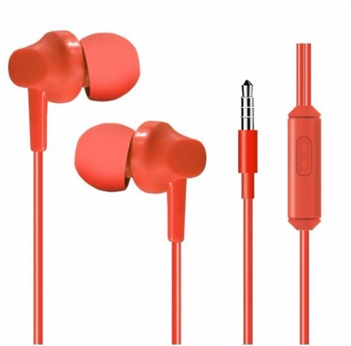  HeyDr H-97 Wired Earphones Red