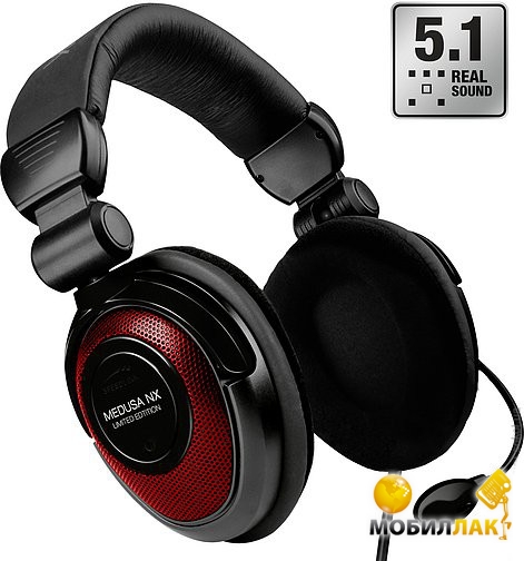  Speed Link Medusa NX 5.1 Surround Headset - Limited Edition red (SL-8793-RD-02)