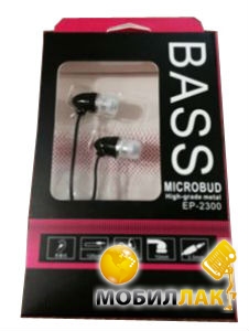  Handsfree HF Bass Microbud EP-2300, black