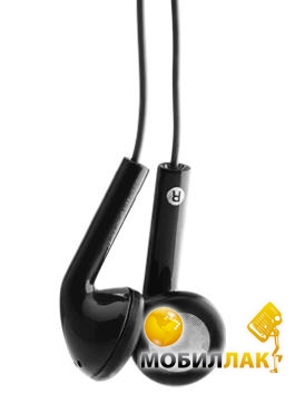  Happy Plugs Headphones Earbud Black (7705)