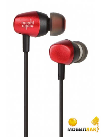  Moshi Mythro Earbuds with Mic and Strap Burgundy Red for iPad/iPhone/iPod (99MO035322)