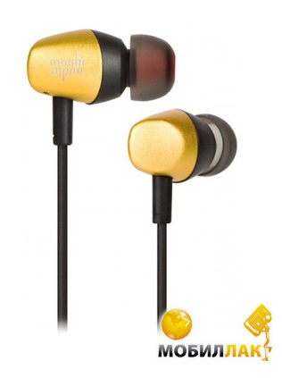  Moshi Mythro Earbuds with Mic and Strap Satin Gold for iPad/iPhone/iPod (99MO035731)