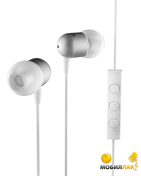  Nocs NS200 Aluminum Android Earphones with Remote and Mic White (NS200H-002)
