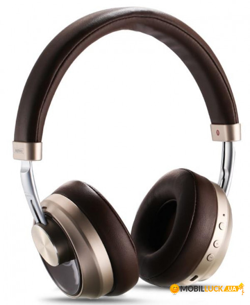  Remax Music Bluetooth Headphone RB-500HB brown (RB-500HB-BROWN)