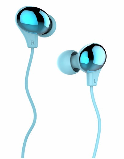  Usams US-SJ063 Color Beans Plating In-ear Earphone Ewave series Blue