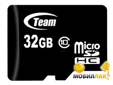   Team microSDHC 32GB Class 10 (adapter SD) (TUSDH32GCL1003)