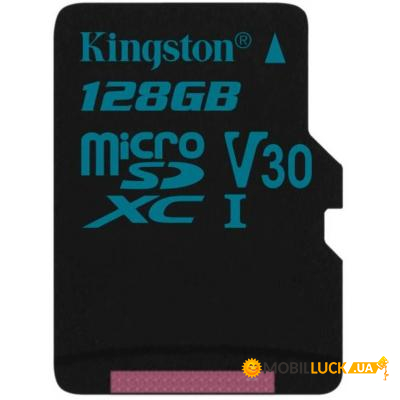   Kingston 128GB microSD class 10 UHS-I U3 Canvas Go (SDCG2/128GB)