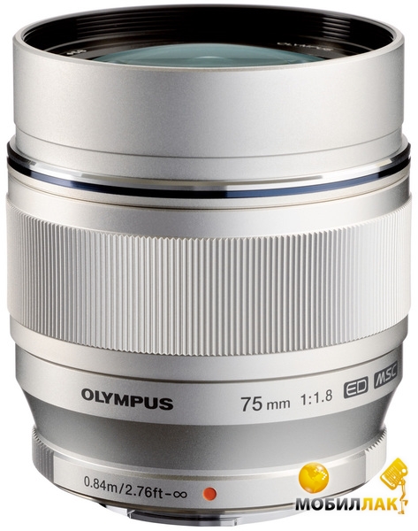  Olympus ET-M7518 75mm 1:1.8 Silver (V311040SE000)