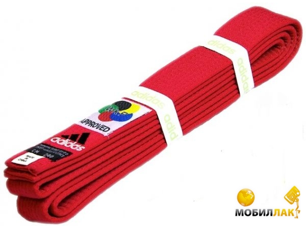    () Adidas Elite Belt with WKF logo 320  Red (adiB240D240)