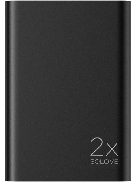   Solove A8s Portable Metallic 20000mAh Black