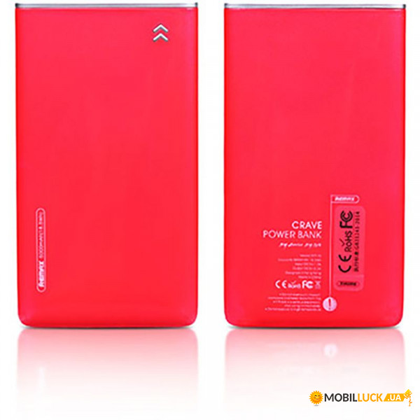   Remax Power Bank Crave RPP-78 5000 mAh Red