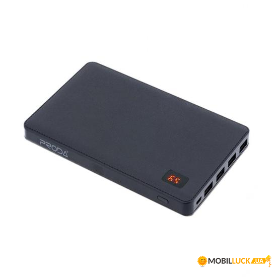   Remax Proda Power Bank NoteBook Series 30000mAh Black