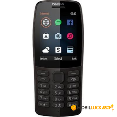   Nokia 210 DS Black (16OTRB01A02)