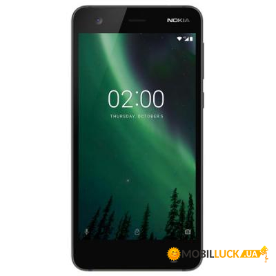   Nokia 2 Dual Sim Black (11E1MB01A03)