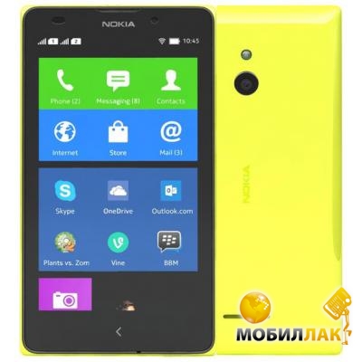   Nokia XL DS Bright Yellow