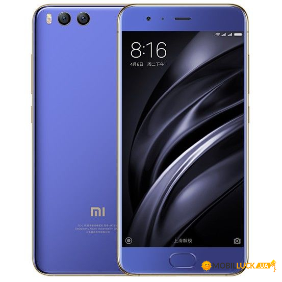  Xiaomi Mi 6 4/64Gb Blue *CN 